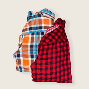 Plaid Long Sleeve Button Shirt